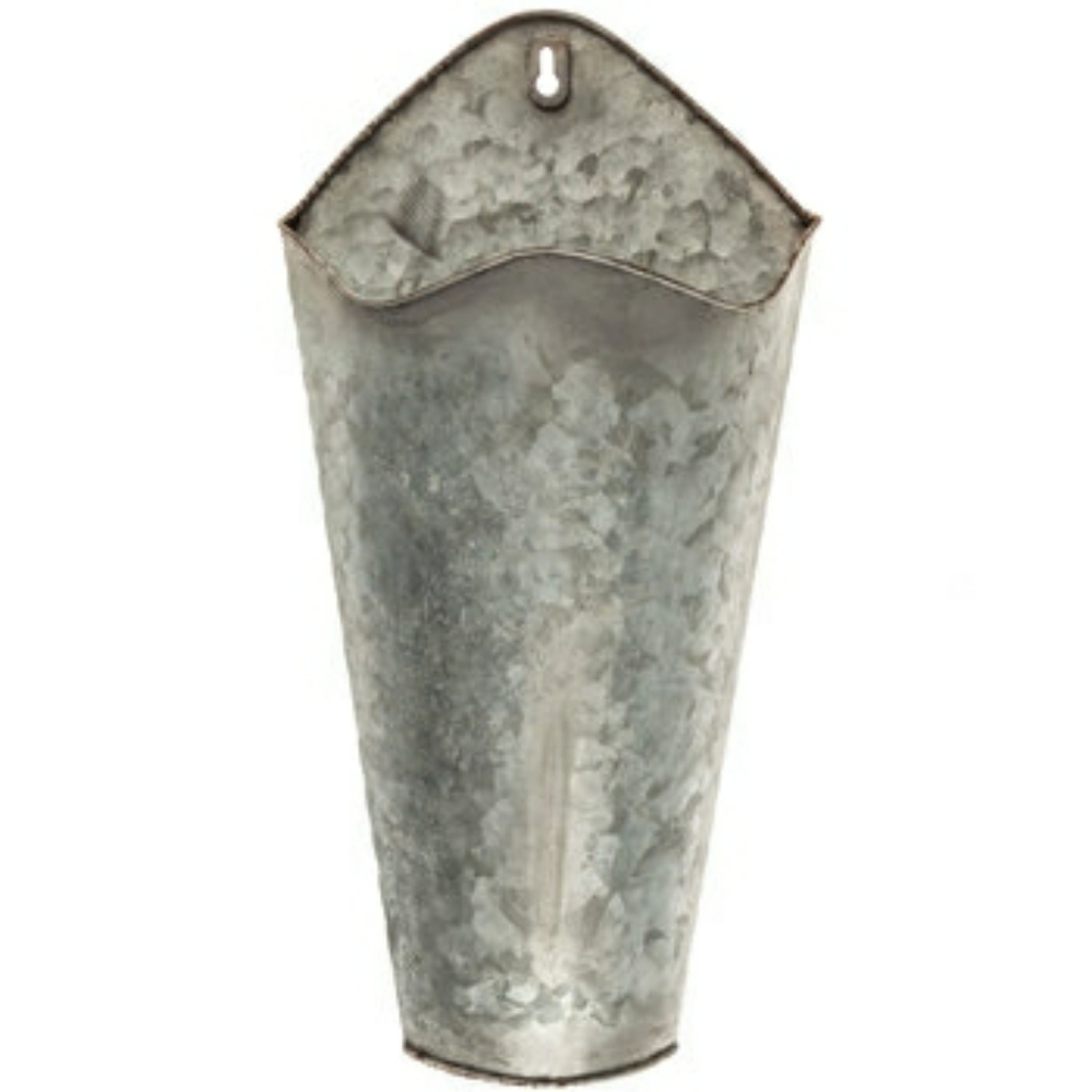 Hobby Lobby Galvanized Metal Wall Pocket
